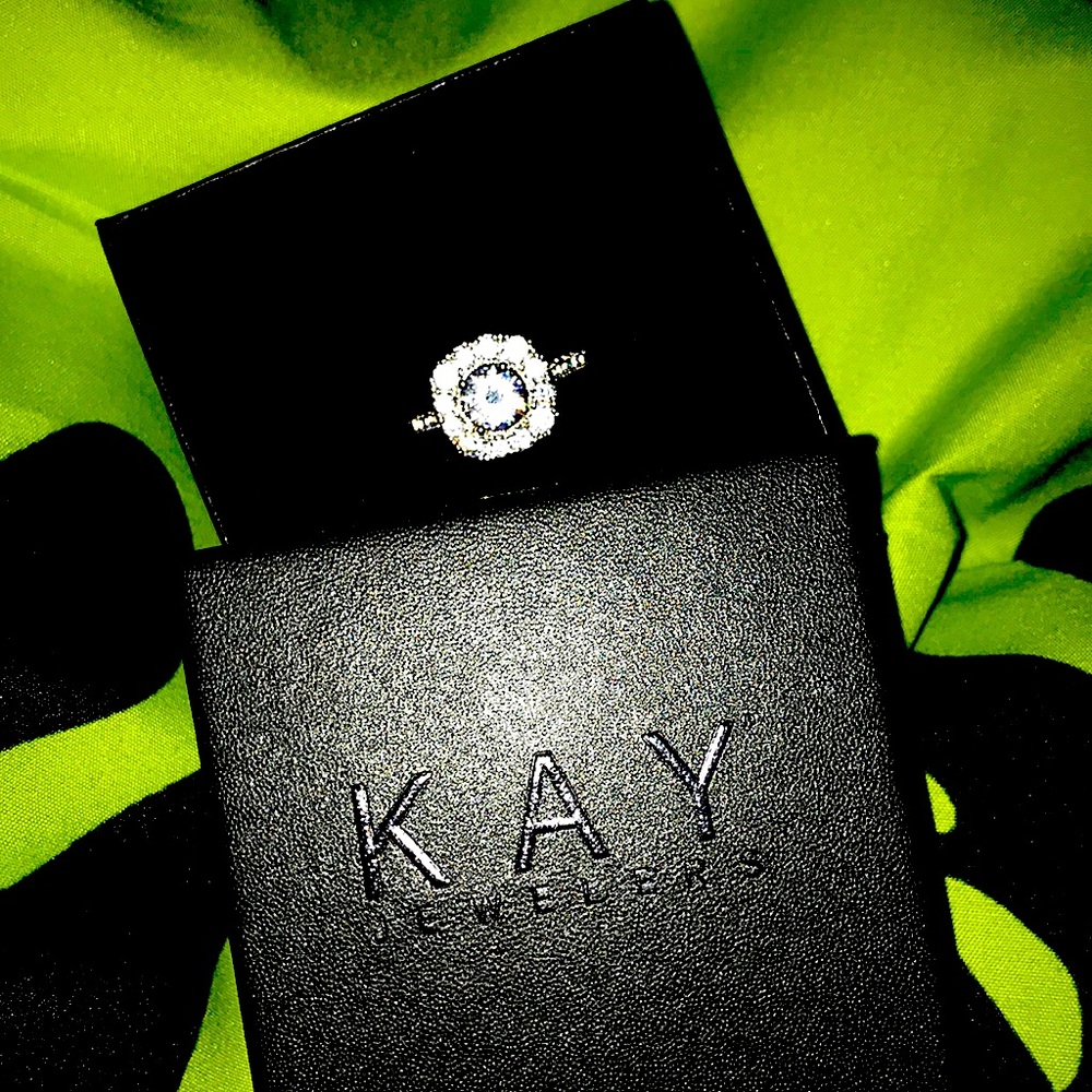 Kay jewelers Neil lane diamond engagement ring … 14 karat gold. DW is 1 1/2 tw.